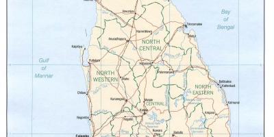 Sri Lanka gps mappa online