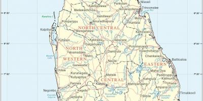 Sri Lanka mappa hd