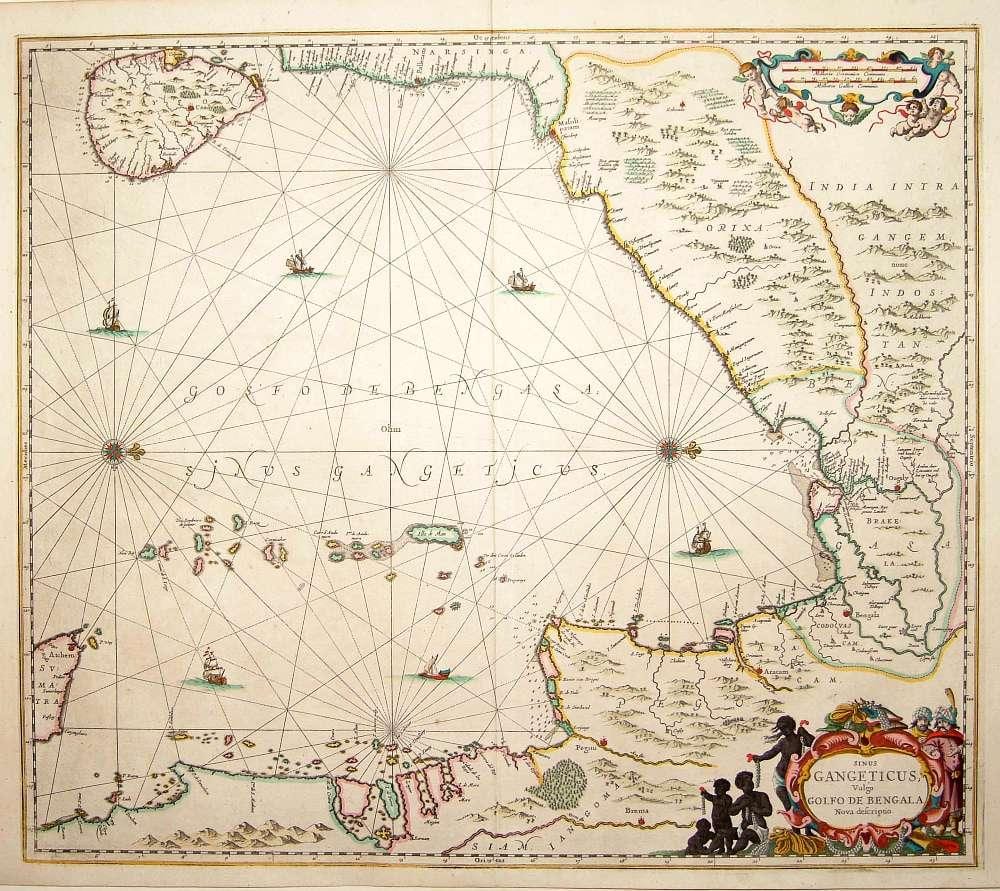 mappa storica dello Sri Lanka