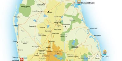 Mappa di id office Sri Lanka
