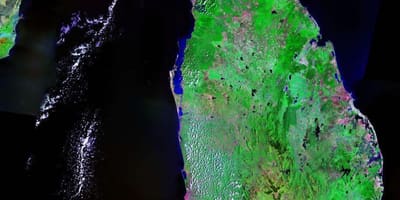 Mappa di Sri Lanka mappa online